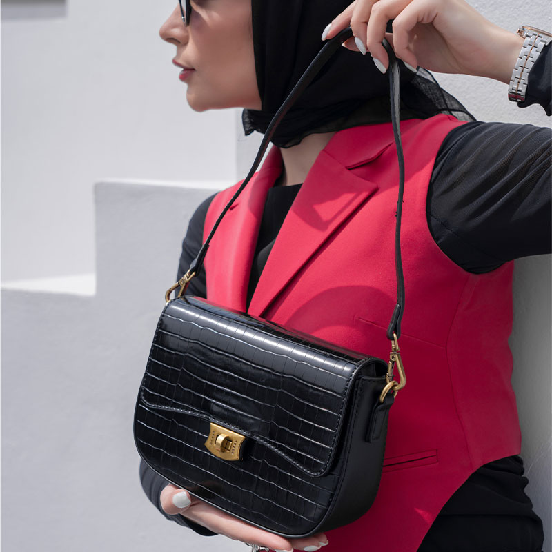 کیف دوشی زنانه دیویدجونز مدل 1-7002