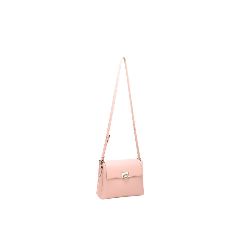 کیف دوشی-زنانه-7060-1-Light Pink-