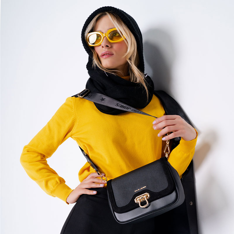 کیف کراس بادی زنانه دیویدجونز مدل 1-6841