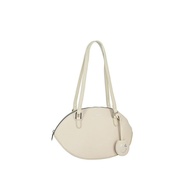 کیف دوشی زنانه دیویدجونز مدل CM6988 Beige