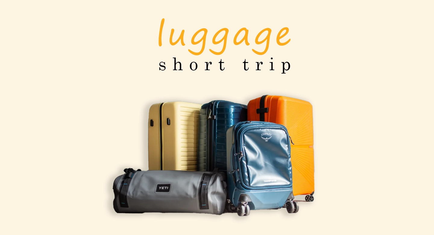 چمدان مناسب سفر کوتاه