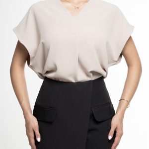 بلوز زنانه رزمری مدل CL3226 لوز فیت Breeze of serenity