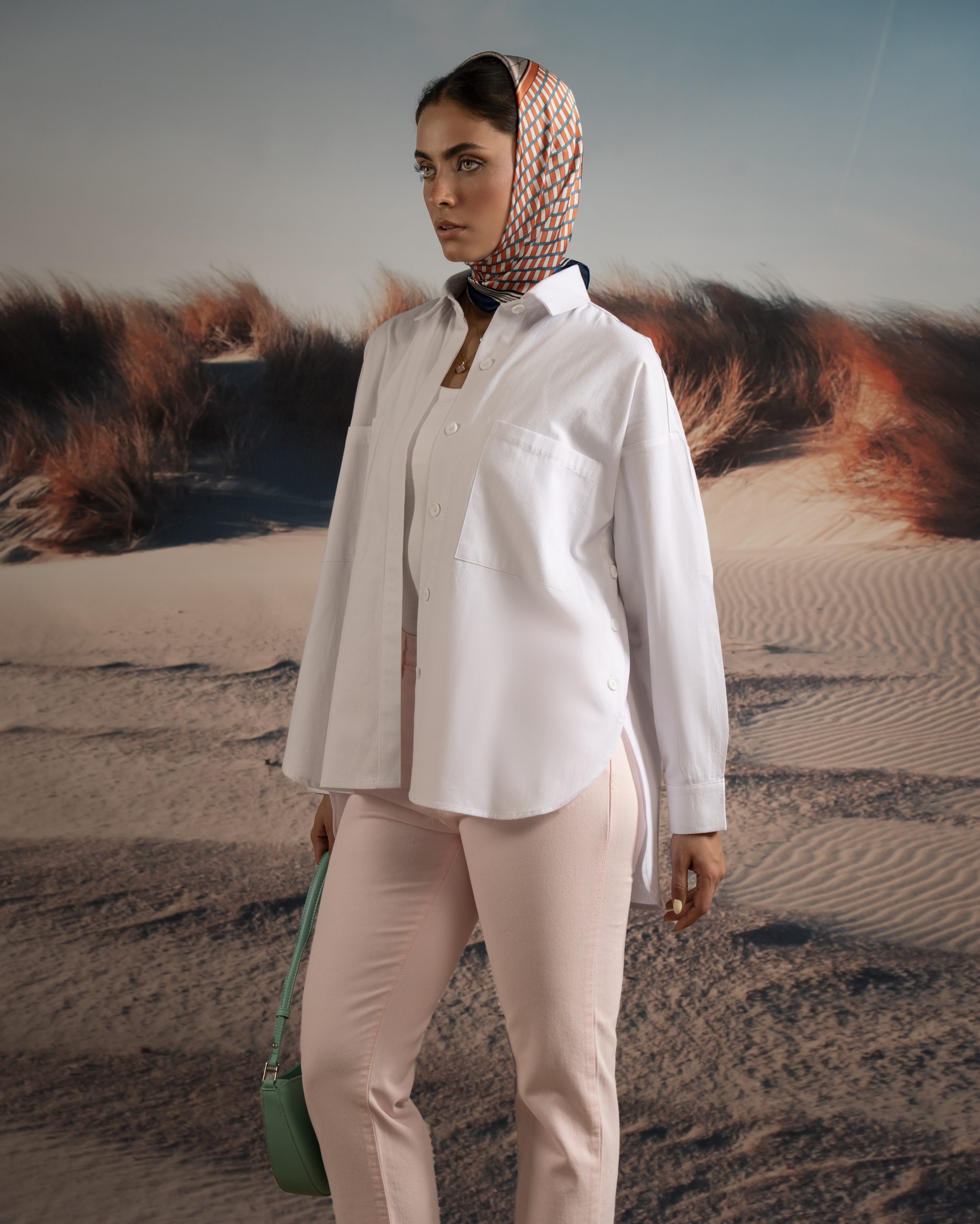 شومیز زنانه رزمری مدل CL3222 لوزفیت Breeze of serenity