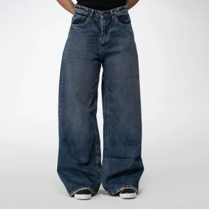 شلوار جین رزمری مدل CL3203 واید لگ Breeze of serenity